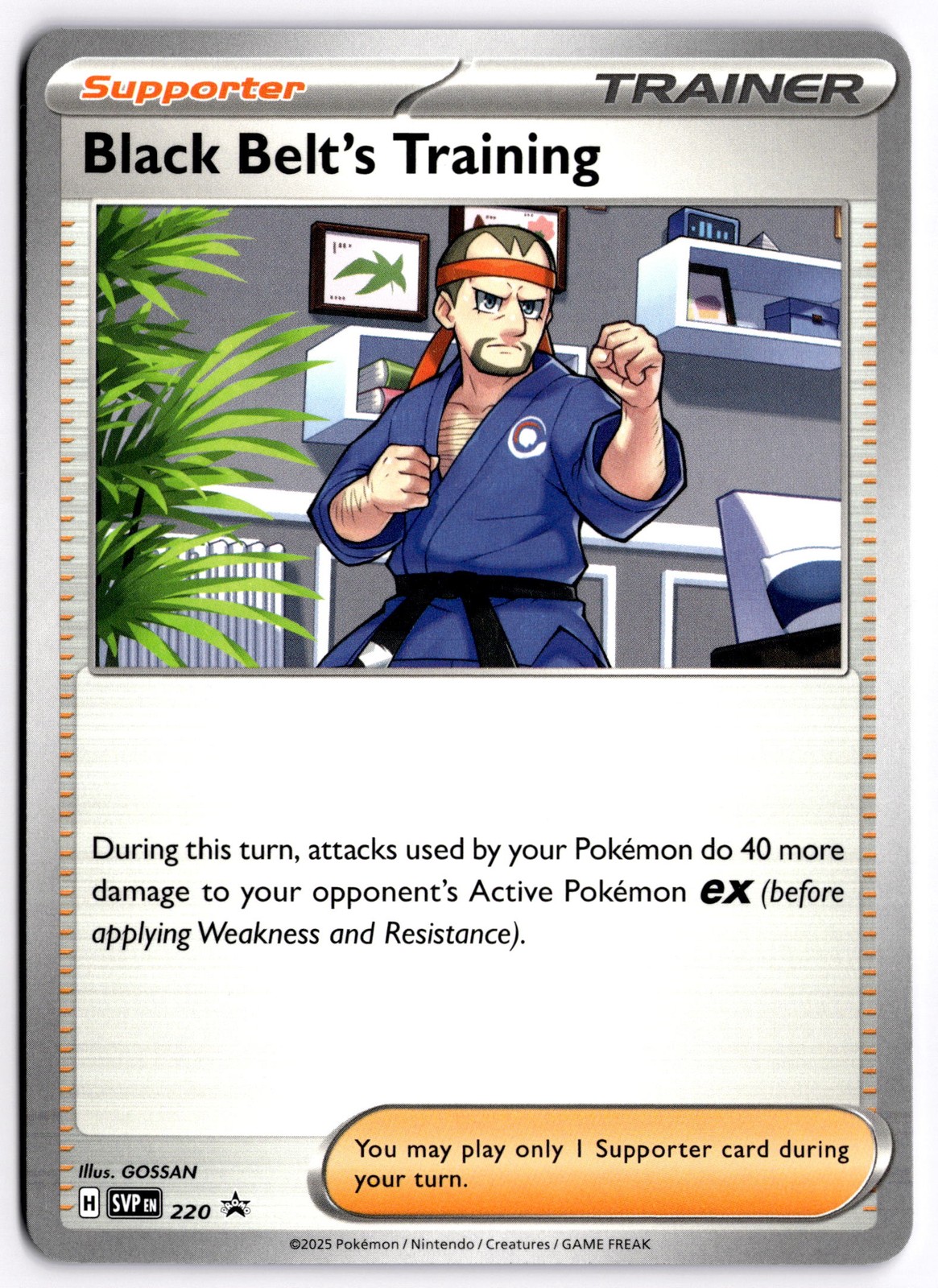 Pokemon TCG Black Belt's Training 220 SV: Scarlet & Violet Black Star Promo NM