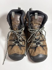 KEEN TARGHEE II Mid Hiking Laced Boots Mens Size 12 Brown Waterproof Dry