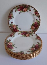 Set of 6 Royal Albert Old Country Roses Side Plates, 16cm, Set #1