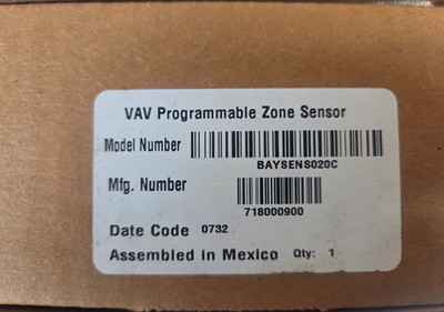 OEM Trane American Standard BAYSEN020C Service First SEN01290 Duct Smoke Detecto