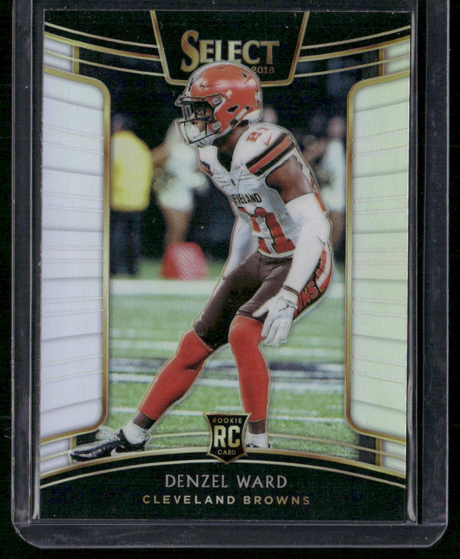 2018 Panini Select #31 Denzel Ward Silver Prizm
