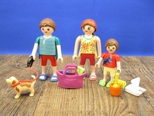 Familie Figur Mann Frau Kind Hund Freizeit Strand Freibad Playmobil PF1033