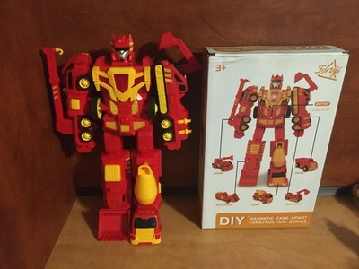 Forty4 Transformer DIY Magnetic Robot Take Apart Construction Series 5in1