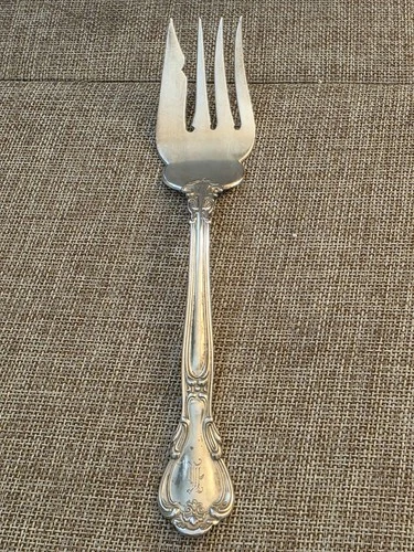 Gorham Silver Chantilly (Sterling, 1895, Lion-Anchor-G,) Cold Meat Fork