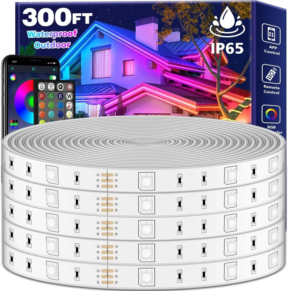 Music Sync RGB LED Strip Lights for Outdoor Parties - Image 3 of 4