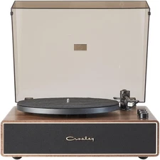 Crosley CR6046A-WAGL Stave 2-Speed Bluetooth Record Player Turntable with Built-