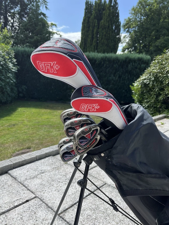 GFK 134 Kinder Golfschläger Set mit 10 Schlägern + Standbag