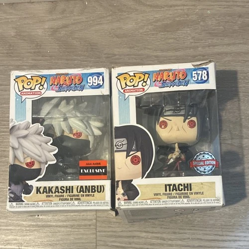 Funko Pop! Naruto Shippuden Kakashi (Anbu) & Itachi AAA Anime Exclusive