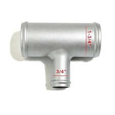 Coolant T Hose Pipe 1 3434 45mm19mm Od Aluminum Radiator Fitting 3 Way
