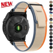 Quickfit Nylon Band Strap For Garmin Fenix 8 E 7 7S 7X 6 6S 6X Pro 5 5X Epix Pro