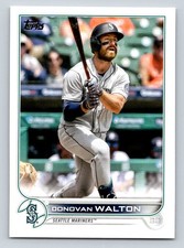 2022 Topps Update #US242 Donovan Walton Seattle Mariners