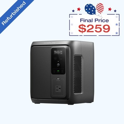 EcoFlow DELTA 3 1000 Air 960Wh Portable Power Station 500W LFP Battery Refurbish