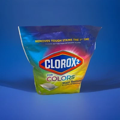 Clorox 2 For Colors Stain Remover Color Brightener 40 Count Pods Clean Linen
