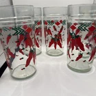 Vintage Chilli Peppers 1980's Anchor HOCKING 16oz Tumblers Qty 5