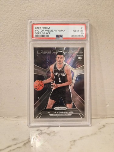 Victor Wembanyama #1 2023 Panini Prizm Deep Space card