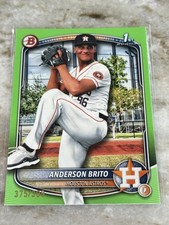 Anderson Brito 2025 1st Bowman 🟢Neon Green Border /399 #BP-98 Astros