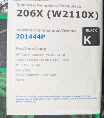 3 pack High Yield Toner Cartridge HP Color LJ Pro M255dw MFP M283fdw Ylw Blk Mag