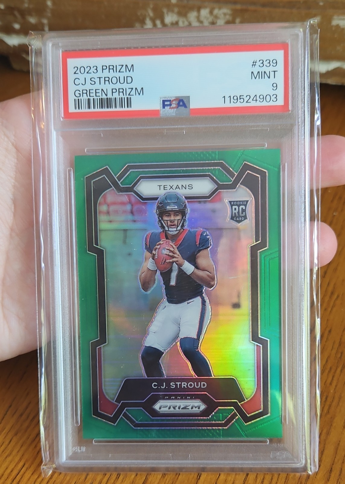 CJ Stroud Panini Prizm #339 Green