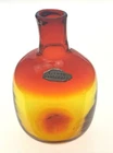 Blenko Handmade Glass 6424 Bud Vase in Tangerine Joel Myers Design