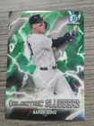 2026 Bowman Chrome Electric Sluggers Aaron Judge /99 Green