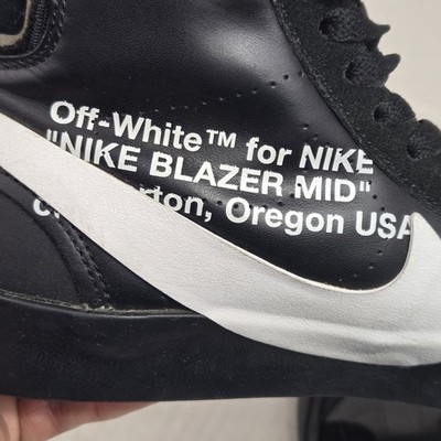 Off-White x Nike Blazer Mid Grim Reapers Men's Sz 7.5 Women's Sz 9