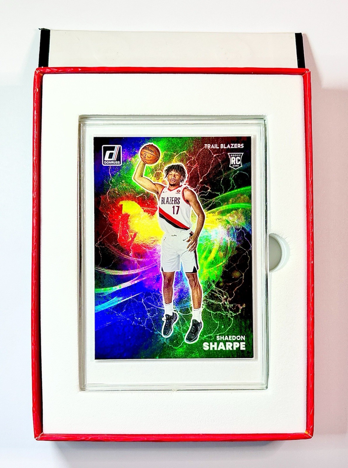 2022-23 Panini Donruss Night Moves Shaedon Sharpe BLACK ROOKIE RC SP - Blazers