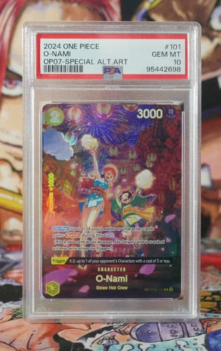 O-Nami SP OP07 500 Years In The Future One Piece TCG English PSA 10 Alt Art