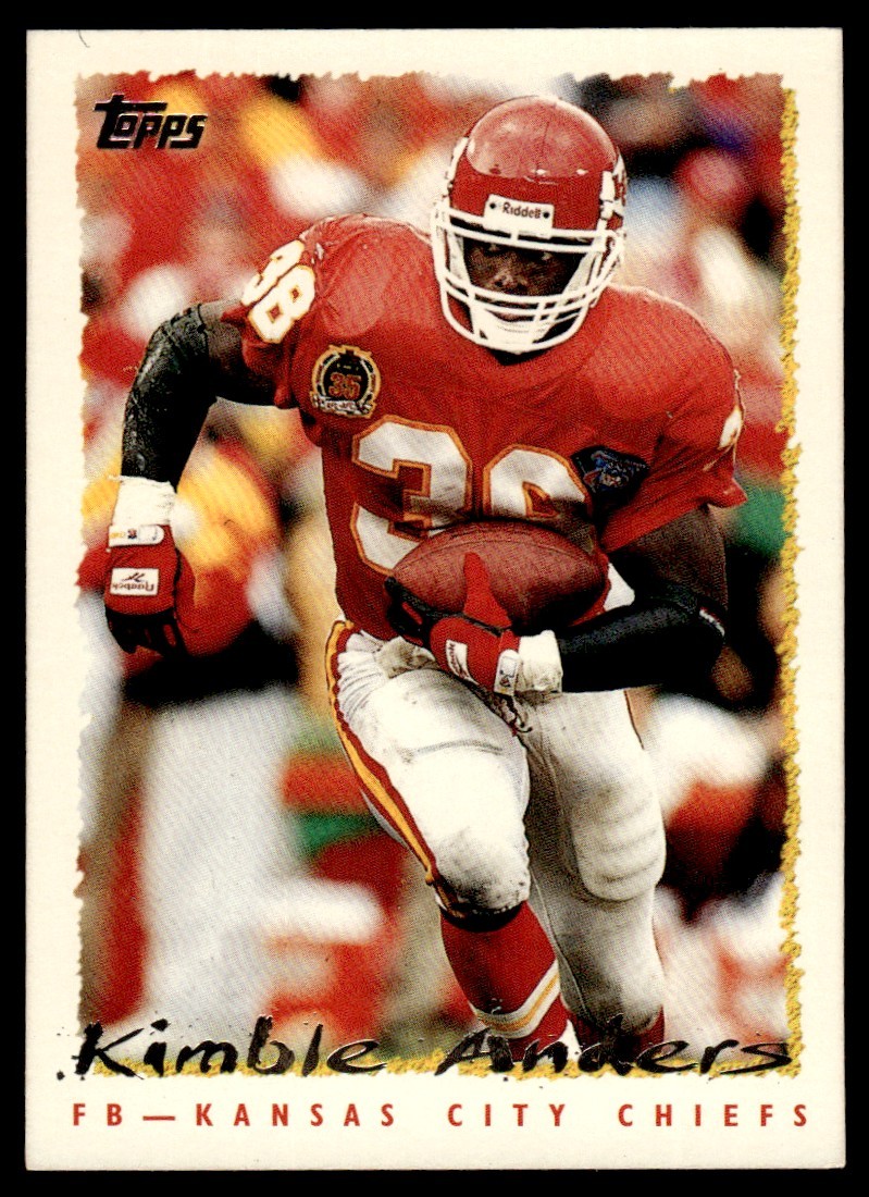 1995 Topps Kimble Anders Kansas City Chiefs #269