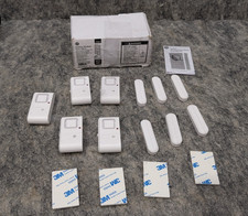 GE Personal Security Window and Door Alarm, 5 Pack, White   New/Open Box  