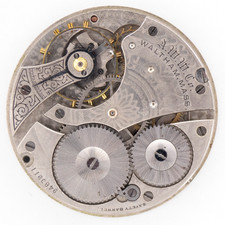 Waltham Grade No. 610 16-Size 7-Jewel Antique Pocket Watch Movement, Runs