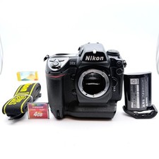 Nikon D2X 12.4MP APS-C CMOS DSLR Camera Body Made in Japan Battery Strap CF Card
