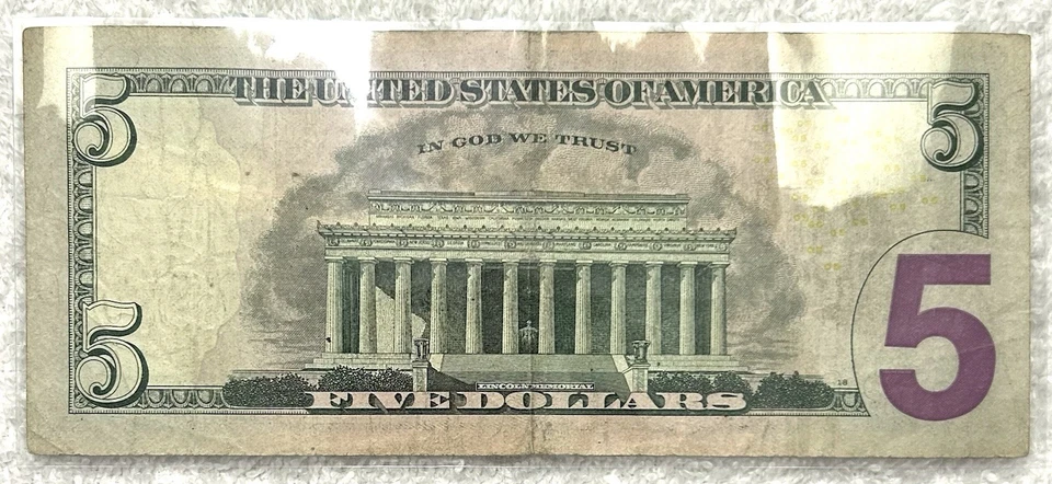 10010041 - Fancy Low Serial - 2013 $5 Bill Federal Reserve Note - Image 3 of 3