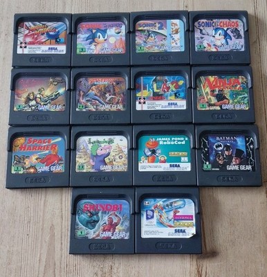 SAMMLUNG GAME GEAR SPIELE Alien Syndrome Ninja Garden Sonic Lemminge mehr