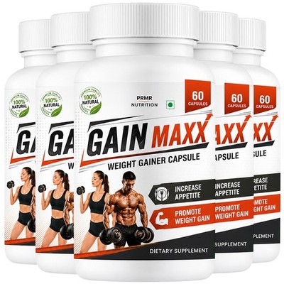 Gain Maxx Weight Gainer Capsule Increase Appetite Support Weight Gain 60 - 300ct