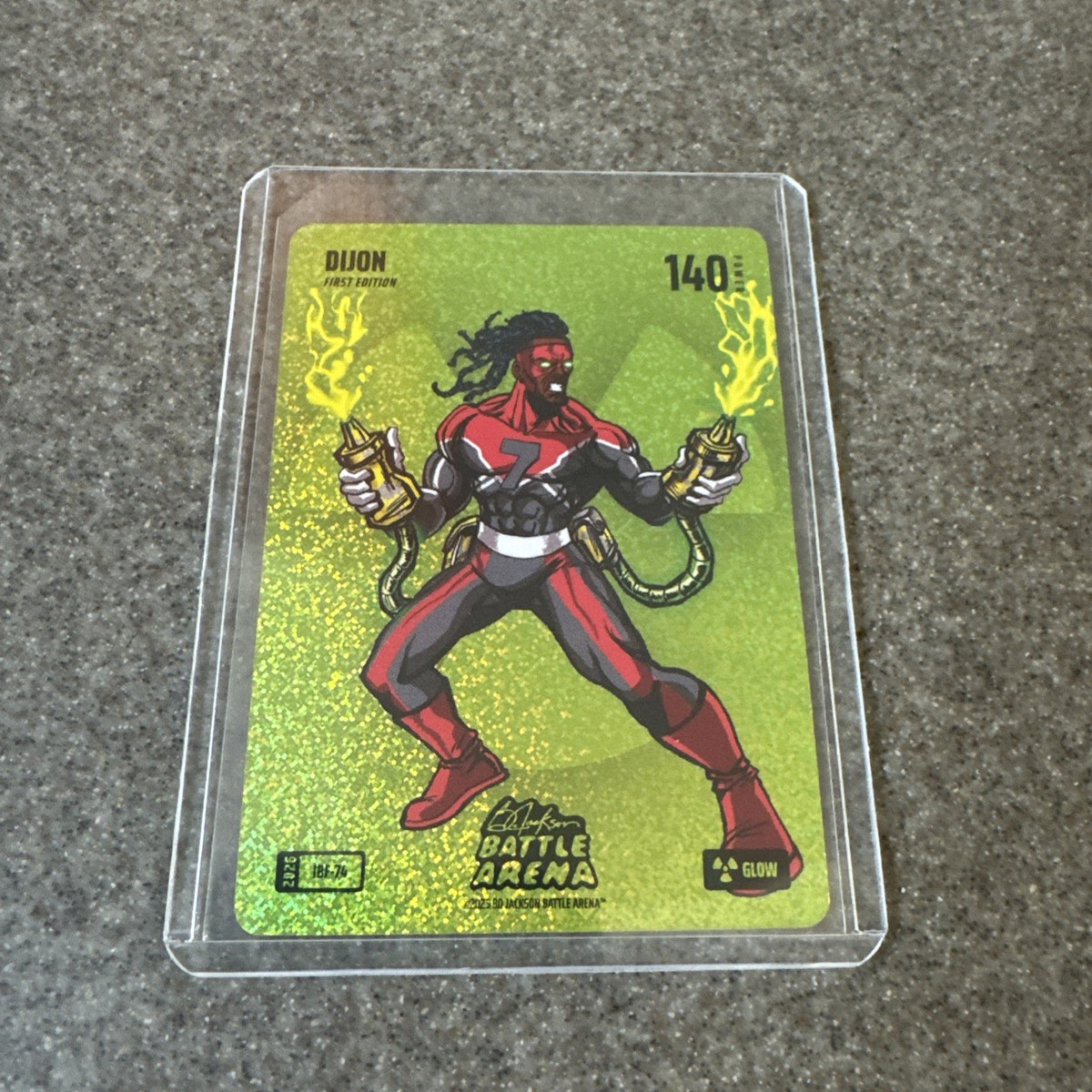 2026 Bo Jackson Battle Arena Dijon Glow Icon Battlefoil Glow #IBF-74
