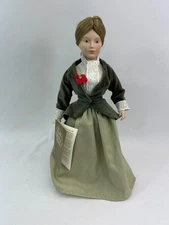 Franklin Mint Porcelain Doll - Maids of 13 Colonies - "Cecily of Virginia"