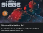 Tom Clancy’s Rainbow Six Siege X : BLITZ BUSHIDO SET | GLOBAL 🌎 XBOX KEY