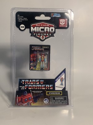 Worlds Smallest Action Micro Figures Transformers Starscream NIP