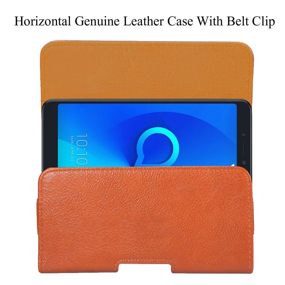 Belt Pouch Clip Loop Holster Leather Case Cover Holder For Alcatel Models - image 4 of 4