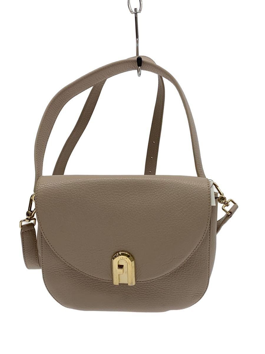 FURLA Shoulder Bag BEG Plain 286017 Used