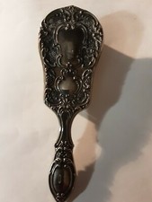 SILVERPLATE HAIRBRUSH ANTIQUE VINTAGE