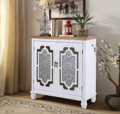 #ad #ad Accent Storage Cabinet 2 Doors Decorative Cabinet Buffet amp; Sideboard US STOCK $80.00