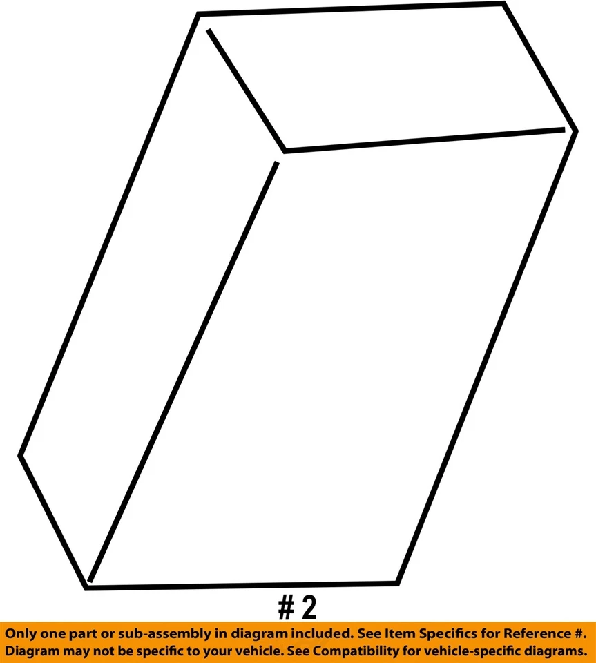 CHRYSLER OEM 97-18 Aspen Windshield Glass-Windshield Spacer 55028214 - Image 2 of 2