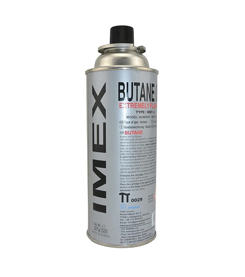 Imex Gaskartuschen Kartuschen für Gaskocher 227g