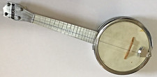 Vintage 1950s All Metal Dixie Banjo Uke 21" long