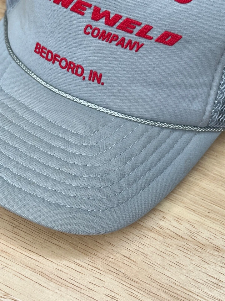 Gorra Airco Para Hombres Gris Snapback Camionero Gorra Sombrero Tamaño Ajustable Malla Espalda Preppy Foto 2 de 4