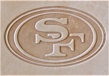 ACRYLIC Leather Embossing Stamp - SAN FRANCISCO - for Veg Tanned Leather