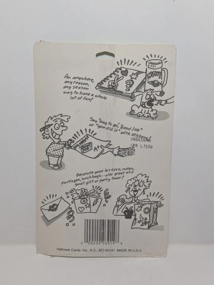 Vintage RARE COCA COLA 1992 Kids Stickers 4 Sheets New Sealed USA Made Hallmark - Image 3 of 4