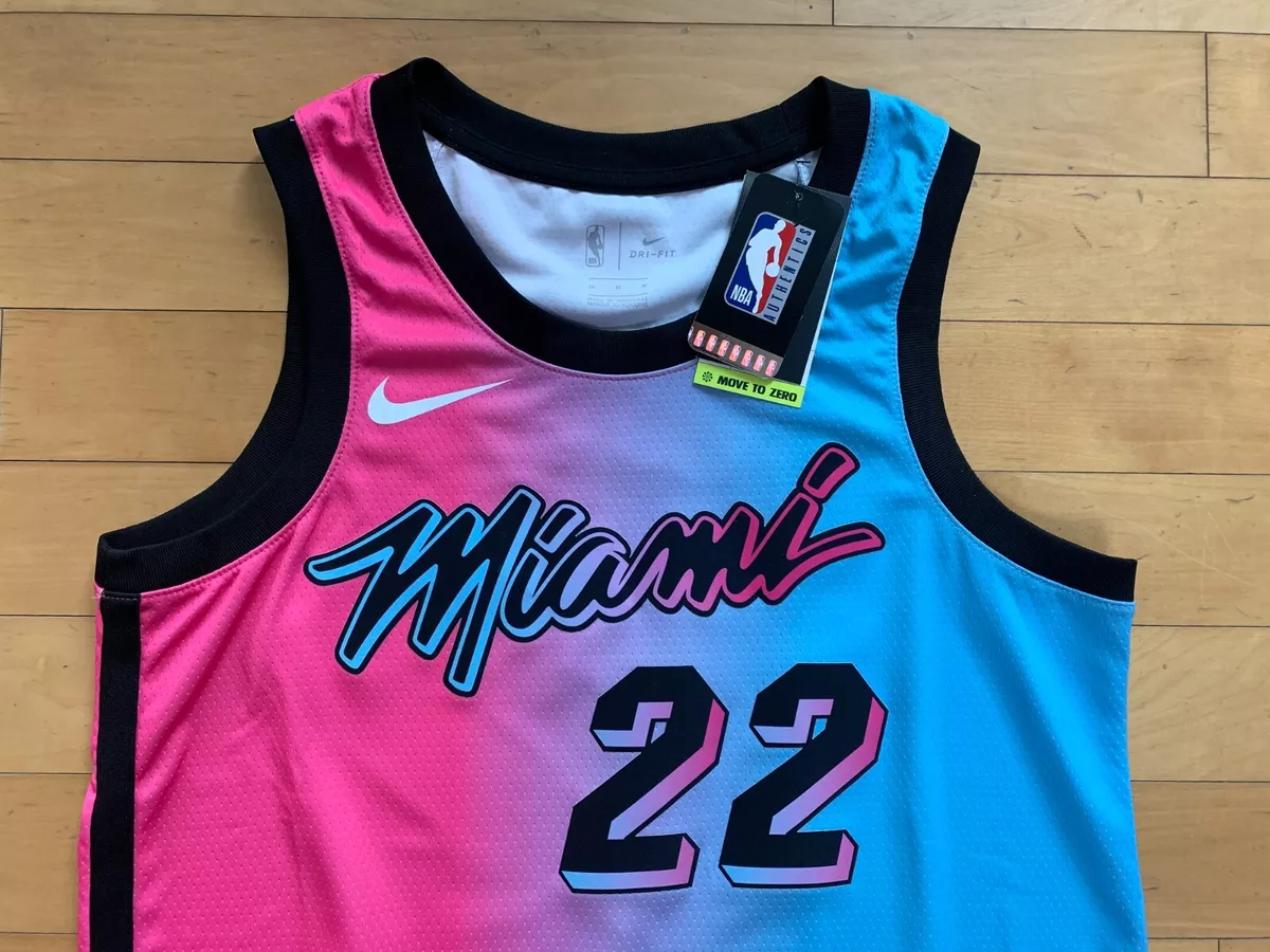 Nike Miami Heat Men's City Edition Swingman Jersey - Jimmy Butler - Pink