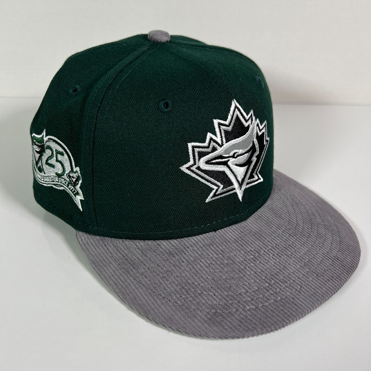 Toronto Blue Jays New Era 59Fifty Green Gray Fitted Size 7 1/4